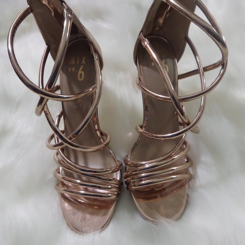 Mix No. 6 Rose Gold Ria Sandal